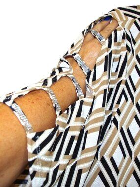 BYdesign Top 3X NORDSTROM Womens Blouse Cold Shoulder Rhinestone Strappy Sleeve